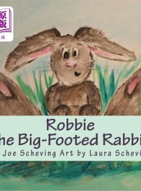 海外直订Robbie the Big-Footed Rabbit 大脚兔罗比