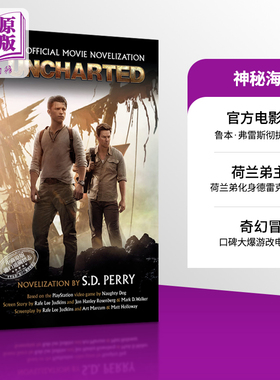 现货 神秘海域 官方电影小说 英文原版 Uncharted The Official Movie Novelization 荷兰弟主演 S D Perry【中商原版】