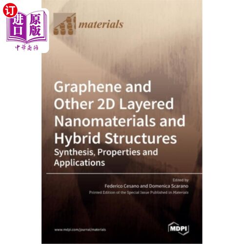 海外直订Graphene and Other 2D Layered Nanomaterials and Hybrid Structures: Synthesis, Pr 石墨烯及其他二维层状纳米材