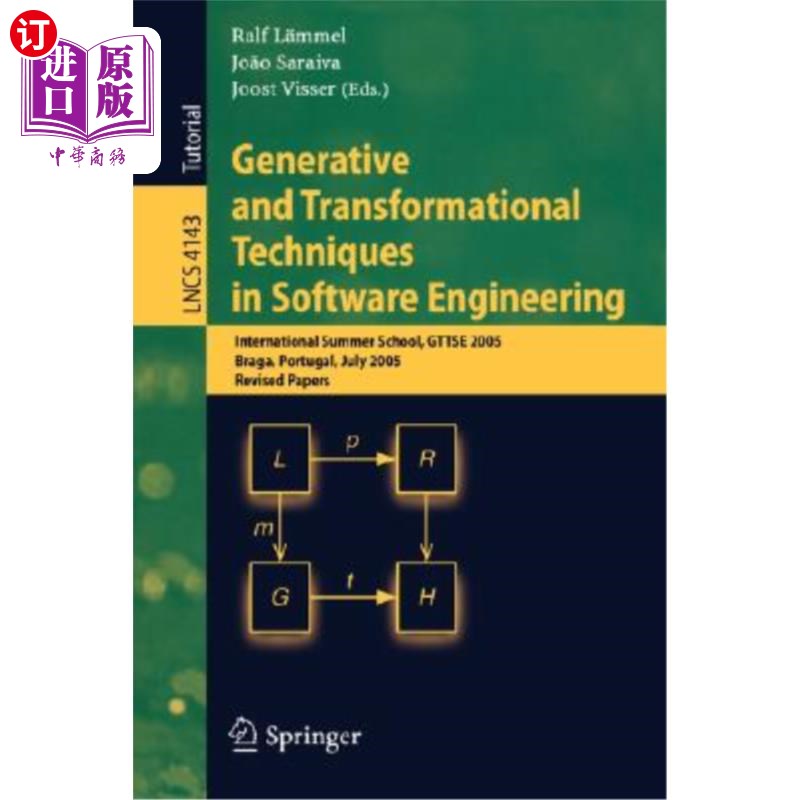 海外直订Generative and Transformational Techniques in Software Engineering: Internationa 软件工程中的生成和转换技术