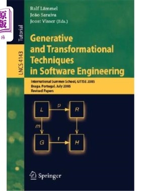 海外直订Generative and Transformational Techniques in Software Engineering: Internationa 软件工程中的生成和转换技术