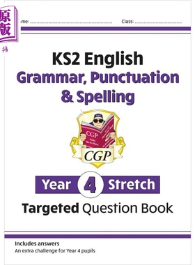 KS2 English Targeted Question Book Challenging Grammar Punctuation&Spelling Year 4 Stretch【中商原版】