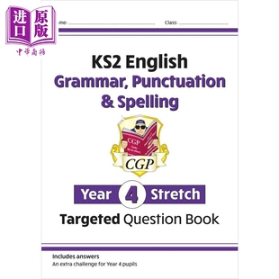Punctuation&Spelling English Challenging KS2 Year 中商原版 Question Stretch Targeted Book Grammar