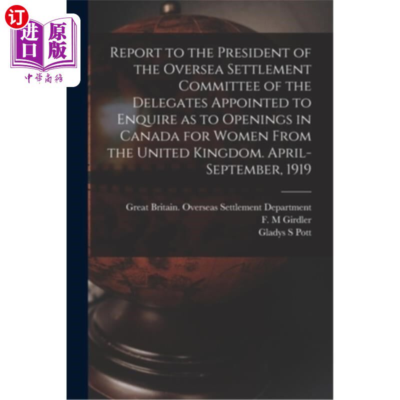 海外直订Report to the President of the Oversea Settlement Committee of the Delegates App 向海外定居委员会总统报告，