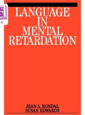 海外直订医药图书Language in Mental Retardation 智力低下的语言