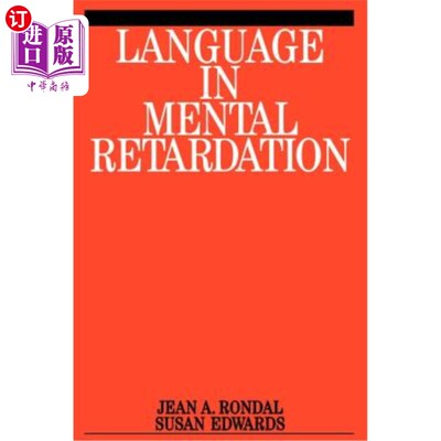 海外直订医药图书Language in Mental Retardation 智力低下的语言