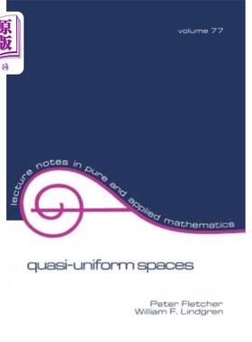 海外直订Quasi-Uniform Spates 准均匀飞溅