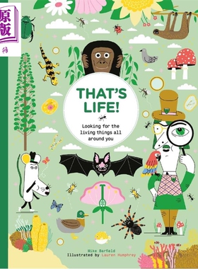 这就是生活 探寻你周围的一切生物 入围英国童书奖 英文原版 That s Life Mike Barfield【中商原版】