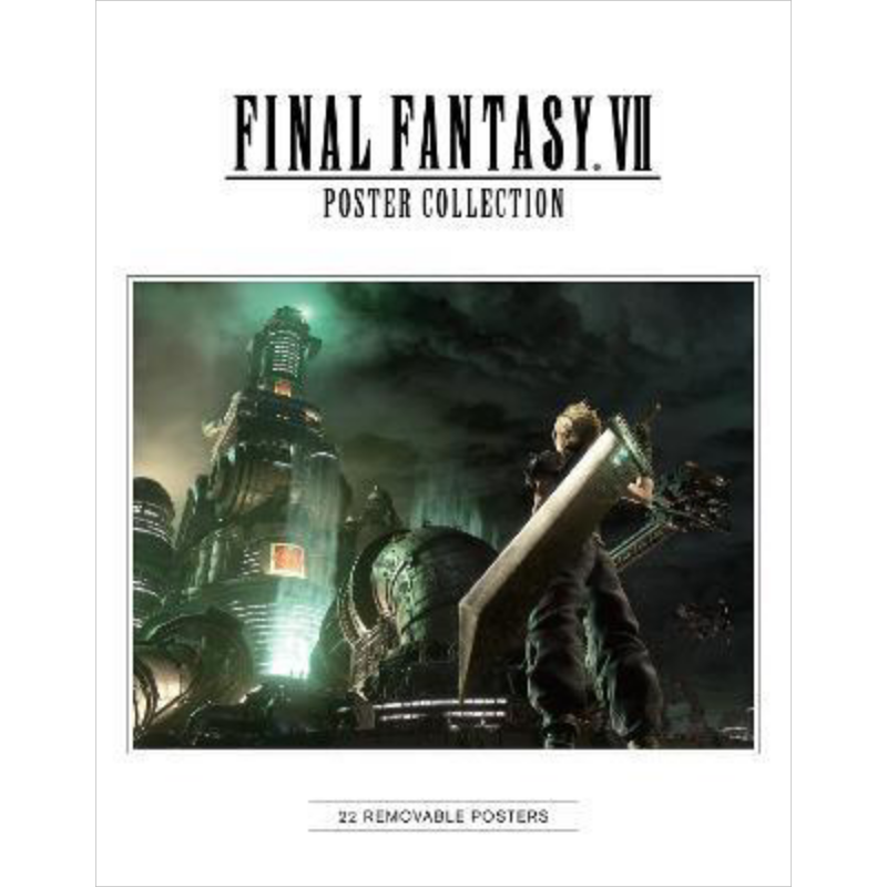 最终幻想7游戏海报FF7明信片书