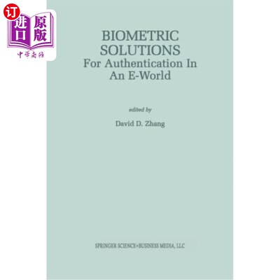 海外直订Biometric Solutions: For Authentication in an E-World 生物识别解决方案:电子世界中的身份验证