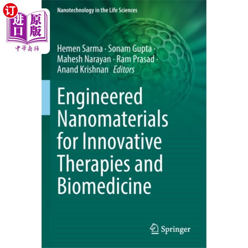 海外直订Engineered Nanomaterials for Innovative Therapie... 用于创新疗法和生物医学的工程纳米材料