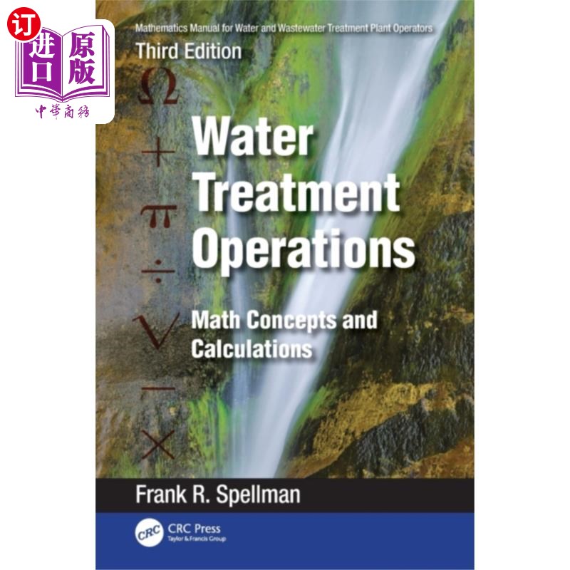 海外直订Mathematics Manual for Water and Wastewater Trea... 水和污水处理厂操作员数学手册:水处理操作