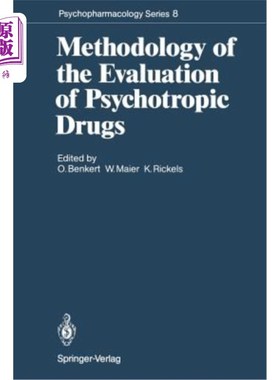海外直订医药图书Methodology of the Evaluation of Psychotropic Drugs 精神药物评价方法“，