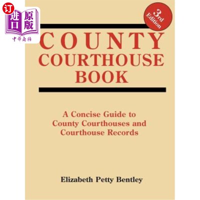 海外直订County Courthouse Book, 3rd Edition 县法院书，第三版