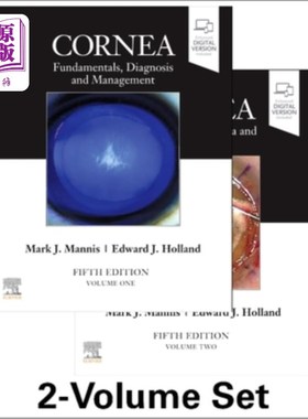 海外直订医药图书Cornea, 2-Volume Set