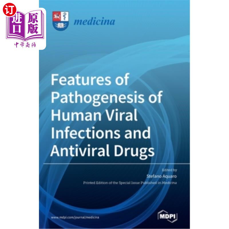 海外直订医药图书Features of Pathogenesis of Human Viral Infections and Antiviral Drugs 人类病毒感染的发病机制特点及