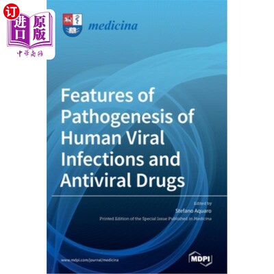 海外直订医药图书Features of Pathogenesis of Human Viral Infections and Antiviral Drugs 人类病毒感染的发病机制特点及