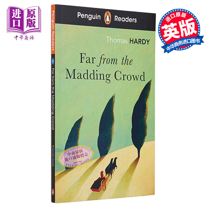 现货 企鹅阅读第5级 远离尘嚣 ELT企鹅分级阅读 Far from the Madding Crowd 英文原版 托马斯 哈代 Thomas Hardy【中商原版】