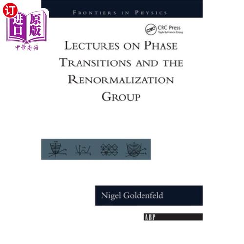 海外直订Lectures On Phase Transitions And The Renormaliz... 相变与重整群讲座