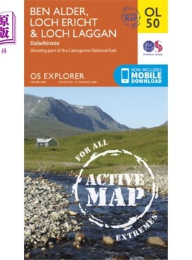 海外直订Ben Alder, Loch Ericht & Loch Laggan, Dalwhinnie Ben Alder， Loch Ericht & Loch Laggan， Dalw