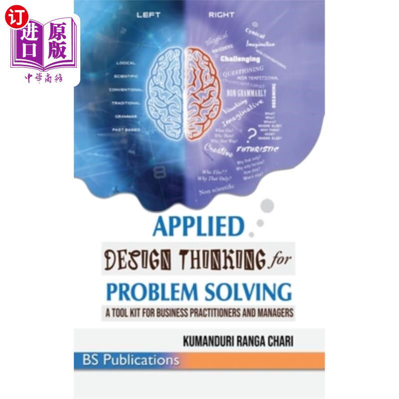 海外直订Applied Design Thinking for Problem Solving 应用设计思维解决问题