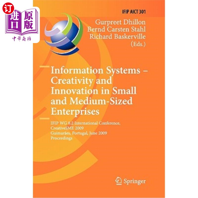 海外直订Information Systems -- Creativity and Innovation in Small and Medium-Sized Enter 信息系统——中小企业的创造