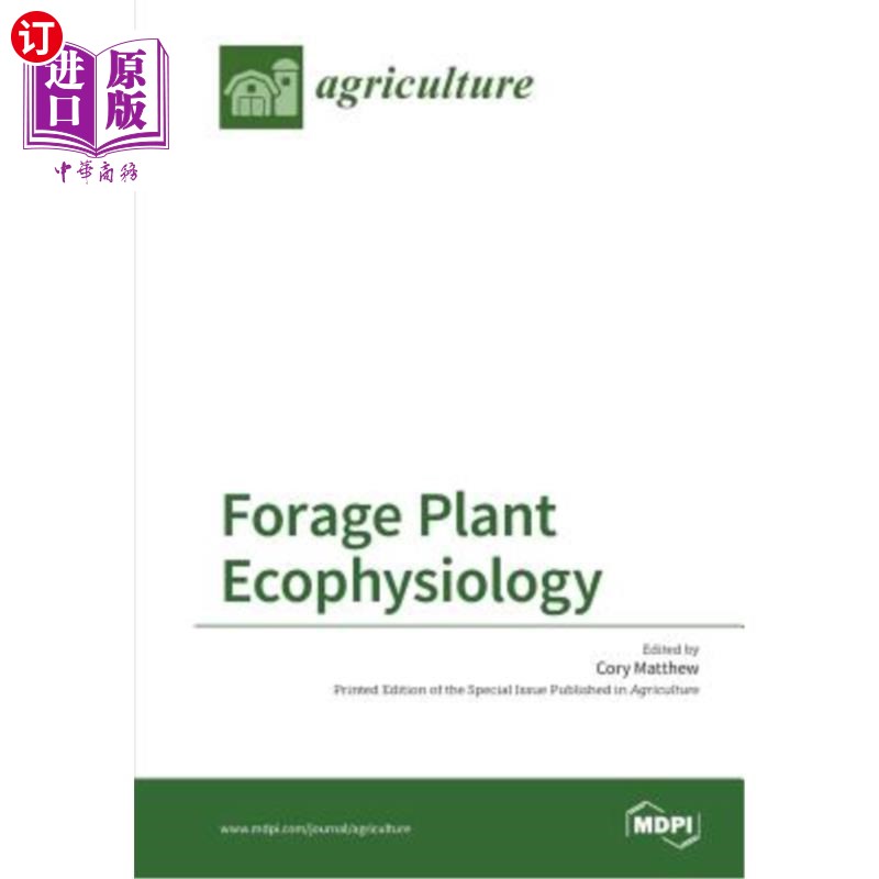 海外直订Forage Plant Ecophysiology 牧草植物生态生理学