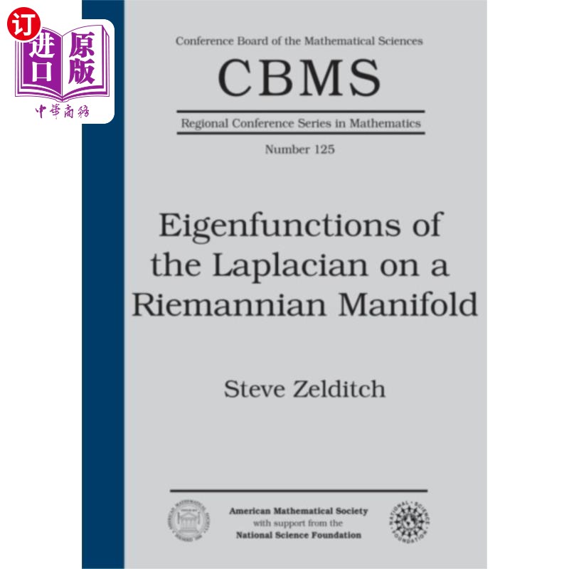 海外直订Eigenfunctions of the Laplacian on a Riemannian...黎曼流形上拉普拉斯算子的本征函数