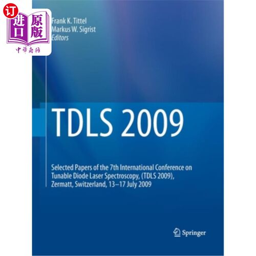 海外直订TDLS 2009: Selected Papers of the 7th International Conference on Tunable Diode
