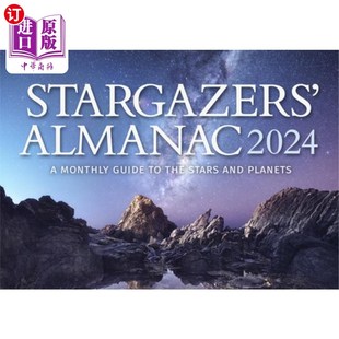 Guide Stars Almanac Monthly 年历 月度指南2 海外直订Stargazers 占星者 Planets and the 恒星和行星 2024