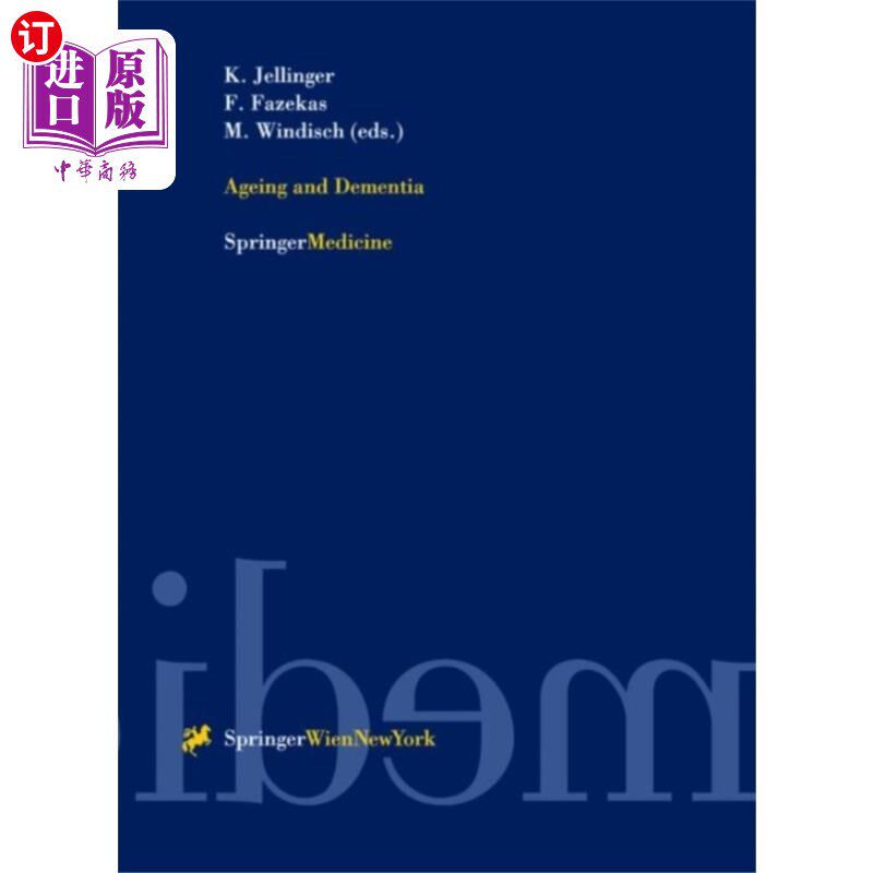 海外直订医药图书Ageing and Dementia 老龄化与痴呆