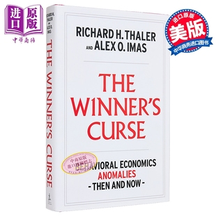 Thaler 诺贝尔经济学奖得主理查德塞勒 英文原版 Richard Curse 行为经济学异常现象 Winners 中商原版 赢家 诅咒