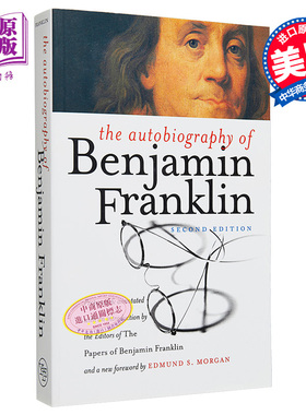 本杰明 富兰克林的自传 根据原始手稿 附有注释 英文原版 The Autobiography of Benjamin Franklin 【中商原版】