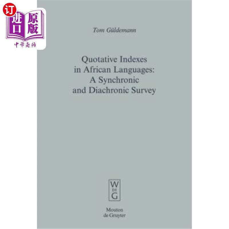 海外直订Quotative Indexes in African Languages 非洲语言中的引用索引