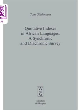 海外直订Quotative Indexes in African Languages 非洲语言中的引用索引
