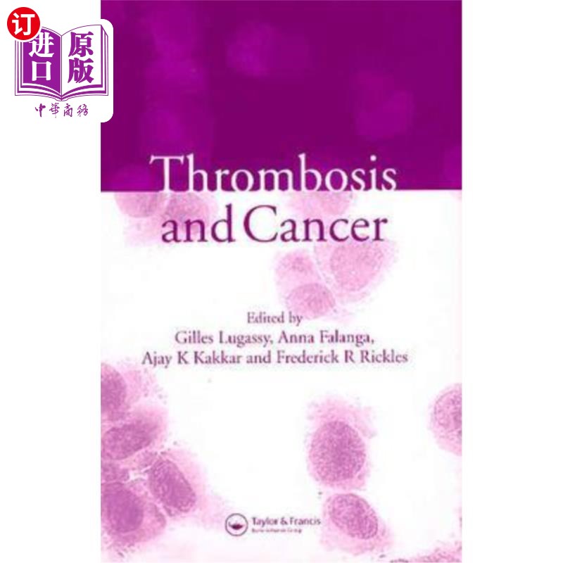 海外直订医药图书Thrombosis and Cancer 血栓形成和癌症