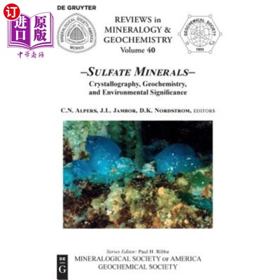 海外直订Sulfate Minerals 硫酸盐矿物