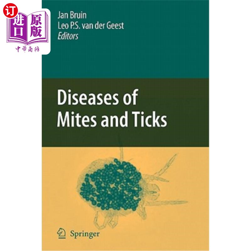 海外直订Diseases of Mites and Ticks 螨虫病