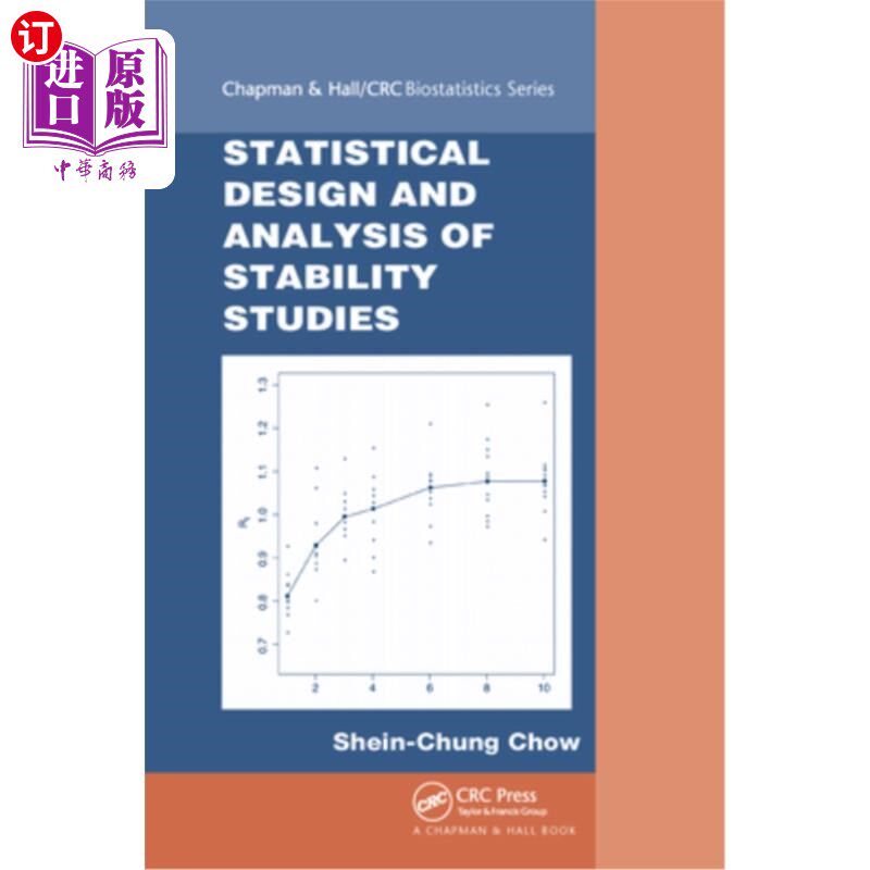海外直订Statistical Design and Analysis of Stability Studies
