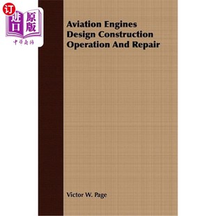 and Construction Operation 航空发动机设计施工操作与维修 Repair Engines 海外直订Aviation Design