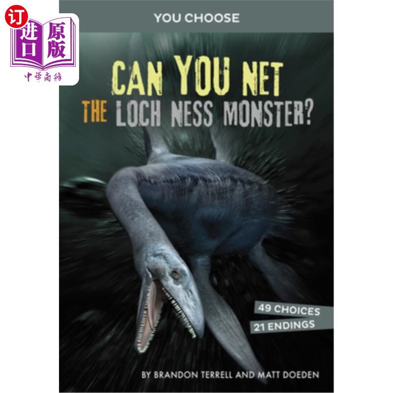 海外直订Can You Net the Loch Ness Monster?: An Interactive Monster Hunt 你能用网捕到尼斯湖水怪吗?:互动捉怪物
