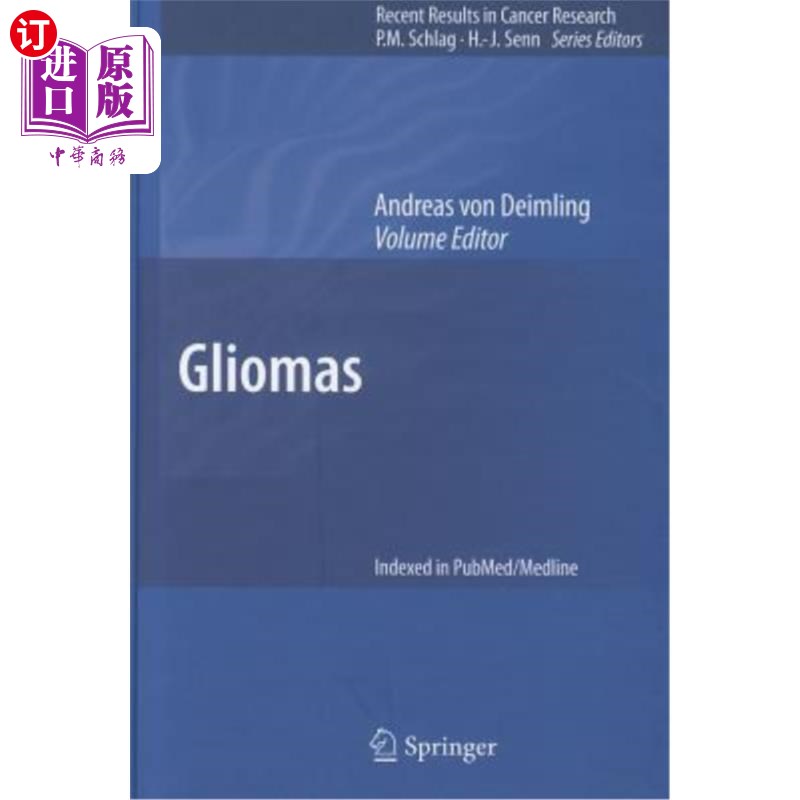 海外直订医药图书Gliomas 神经胶质瘤