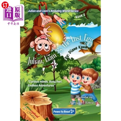 海外直订Julian, Liam, and the Lost Egg 朱利安，利亚姆和丢失的蛋