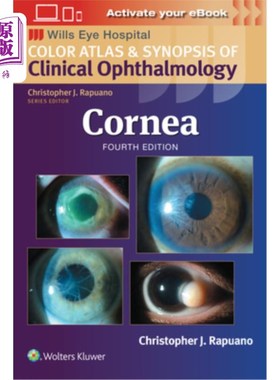 海外直订医药图书Cornea: Print + eBook with Multimedia 角膜：打印+电子书与多媒体
