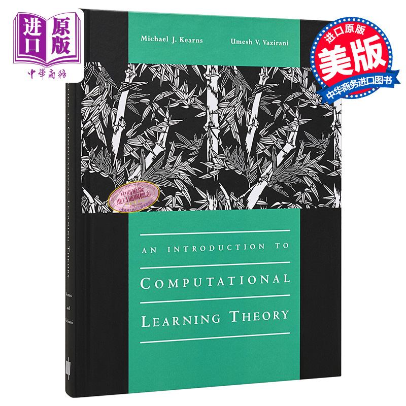 现货 计算学习理论导论 An Introduction to Computational Learning Theory 英文原版 Michael J Kearns【中商原版】
