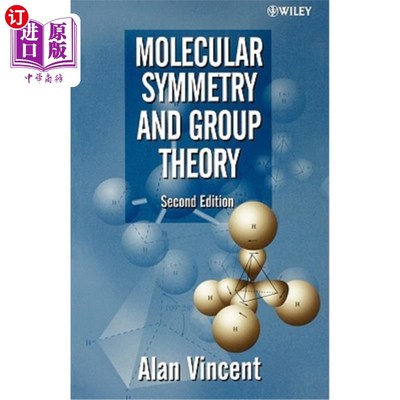海外直订Molecular Symmetry and Group Theory: A Programmed Introduction to Chemical Appli 分子对称与群论：化学应用程