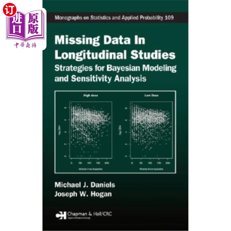 海外直订Missing Data in Longitudinal Studies: Strategies for Bayesian Modeling and Sensi 纵向研究中的缺失数据:贝叶