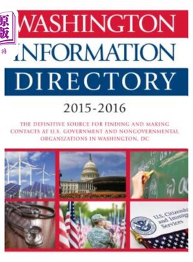 海外直订Washington Information Directory 2015-2016 华盛顿信息目录2015-2016