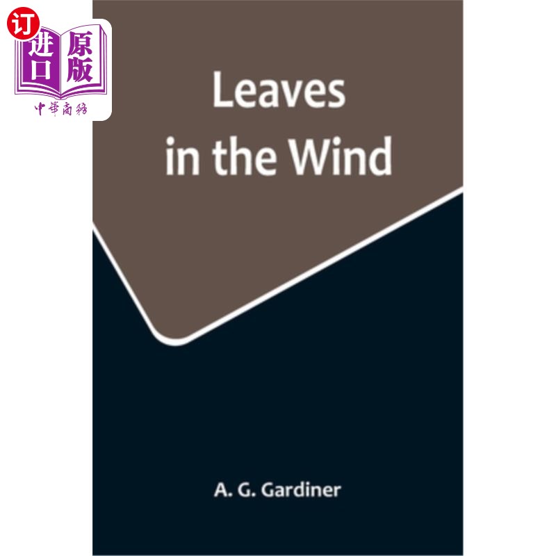 海外直订Leaves in the Wind 风中的树叶