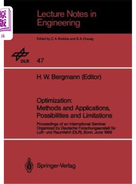 海外直订Optimization: Methods and Applications, Possibilities and Limitations: Proceedin 优化:方法与应用，可能性与